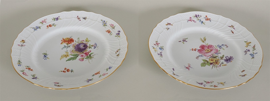 マイセン写し　２枚